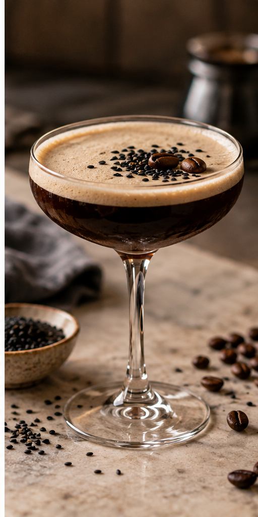 Black Sesame Espresso Martini