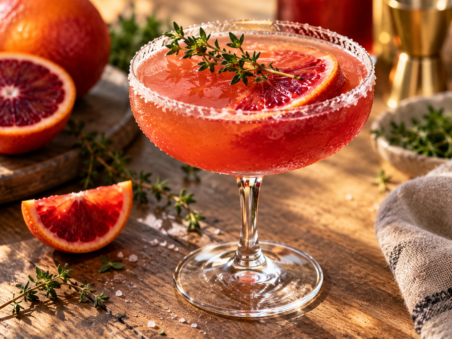 Blood Orange & Thyme Margarita