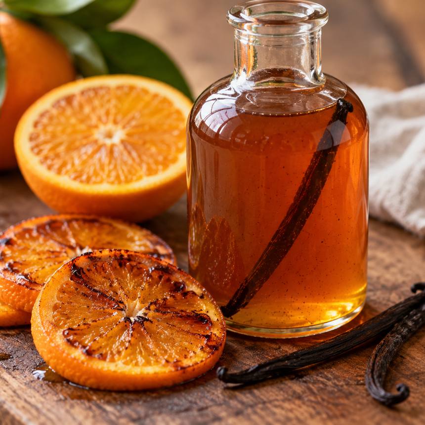 Burnt Orange & Vanilla Syrup