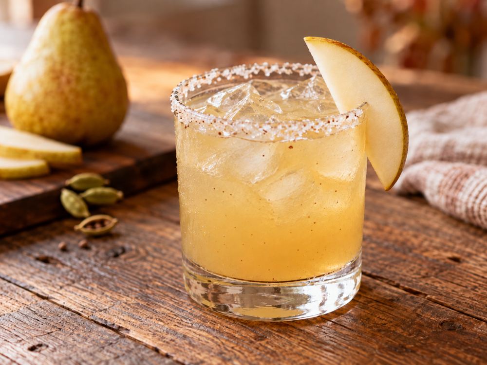 Roasted Pear & Cardamom Margarita