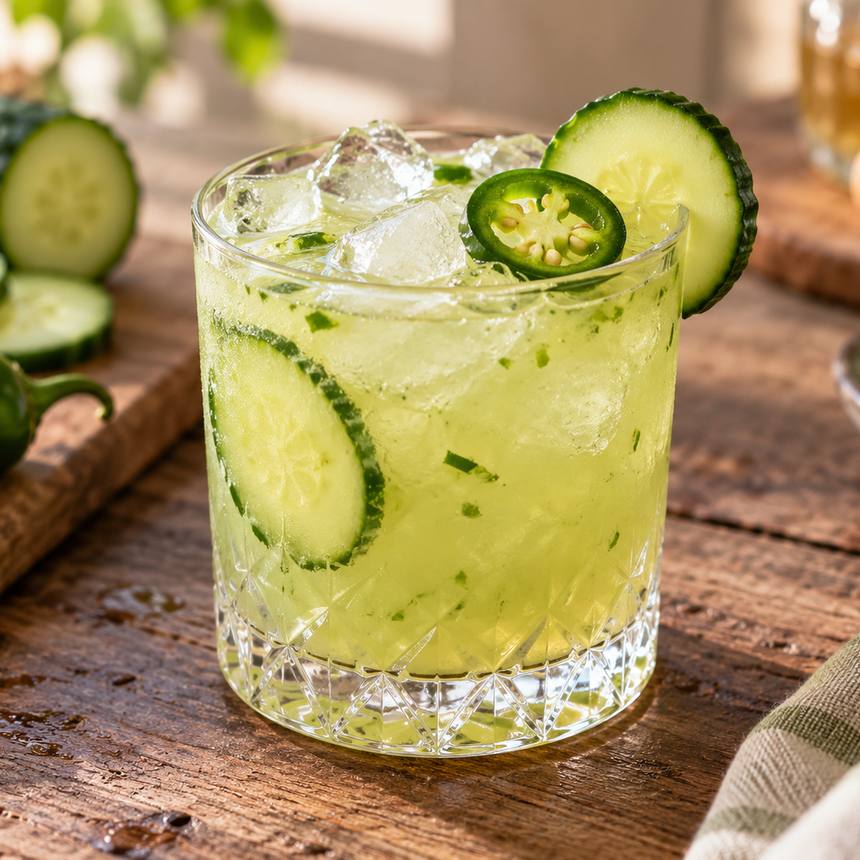 Cucumber Jalapeño Honey Smash