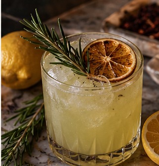Smoky Fig & Rosemary Margarita