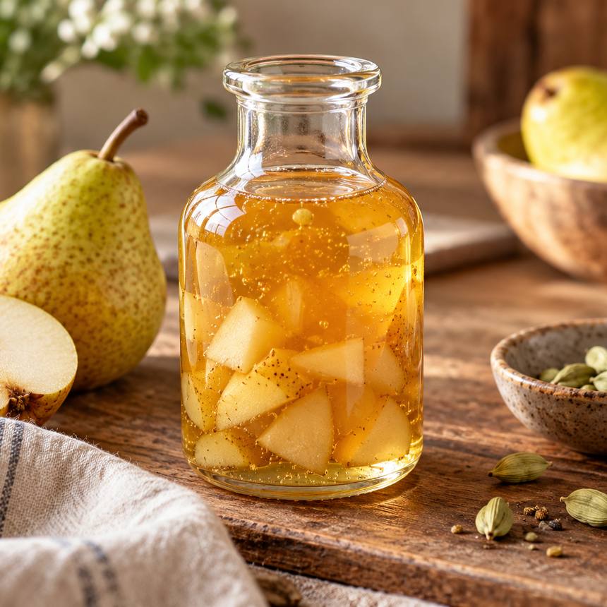 Homemade Ginger Honey Syrup