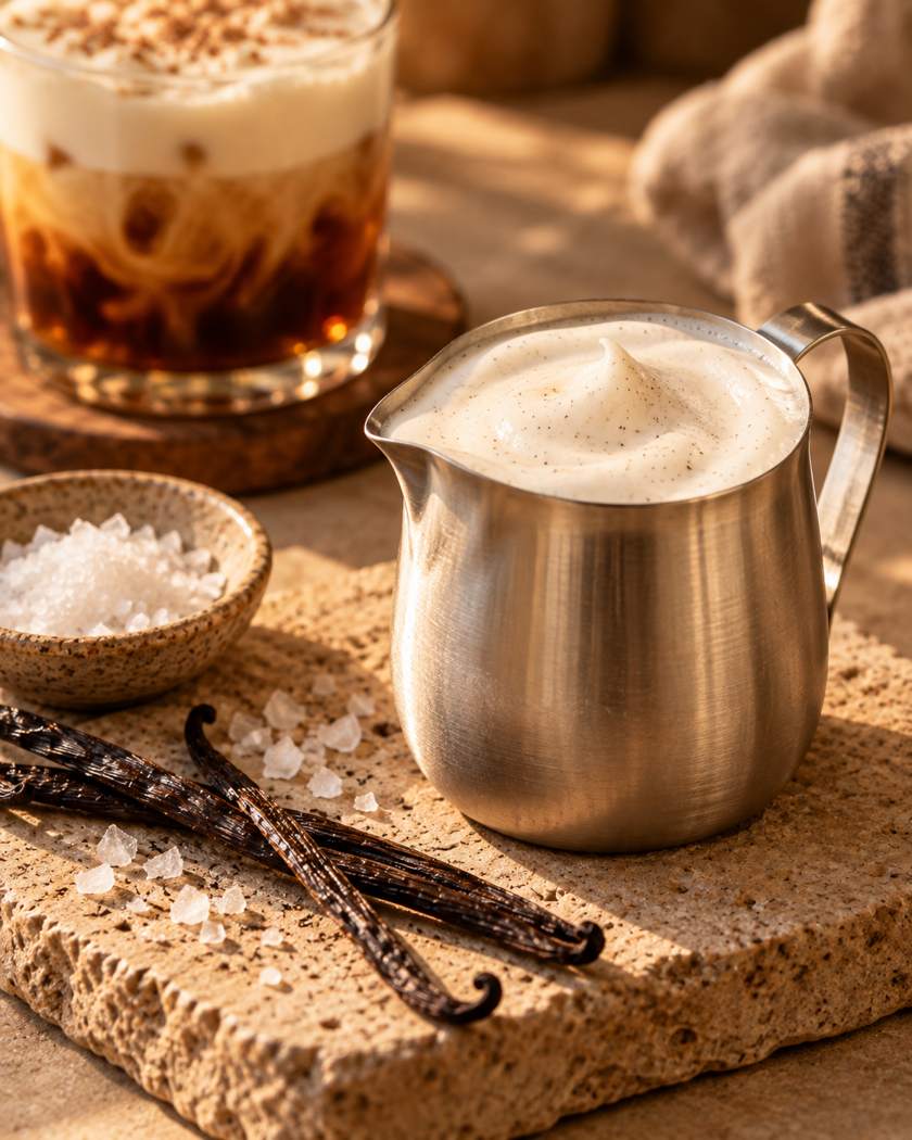 Vanilla & Salted Cocktail Foam