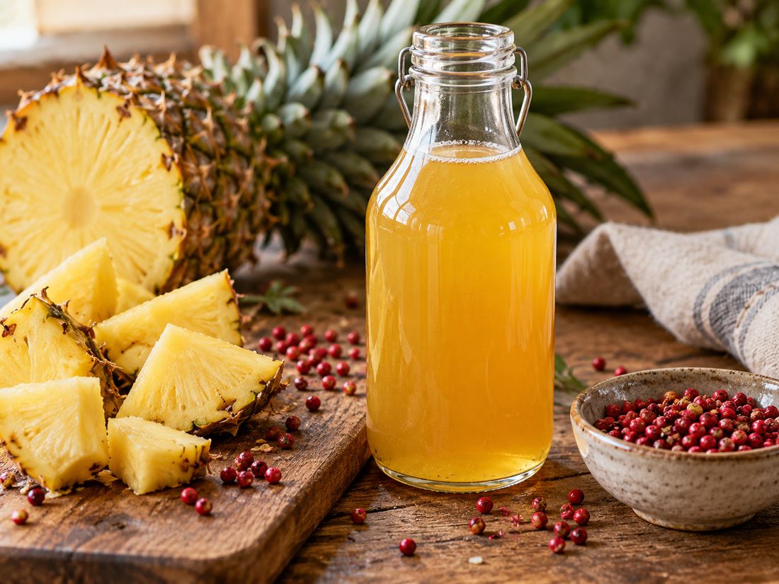 Pineapple & Pink Peppercorn Shrub