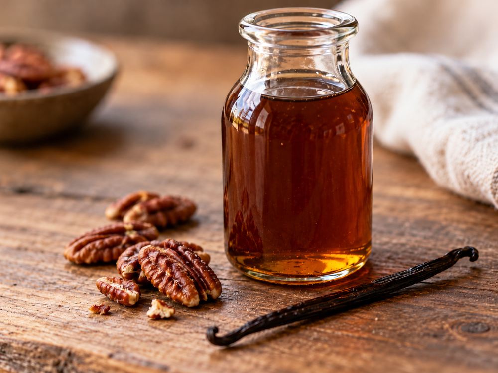 Toasted Pecan Vanilla Syrup