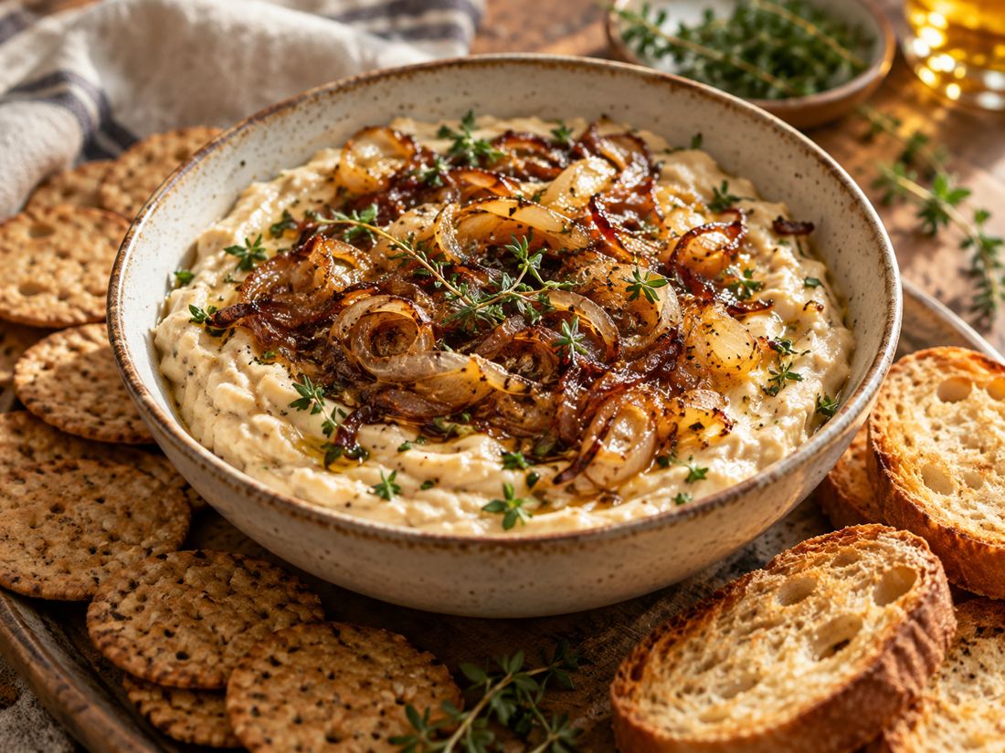 Caramelized Shallot & Miso Dip